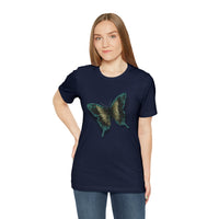 Unisex Jersey Short Sleeve Tee with Butterfly Print