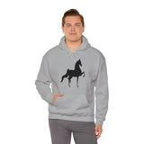 Unisex Heavy Blend™ Hooded Sweatshirt Front Print Saddlebred