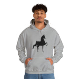 Unisex Heavy Blend™ Hooded Sweatshirt Front Print Saddlebred