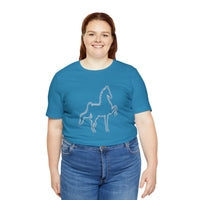 Unisex Jersey Short Sleeve Tee Saddlebred Print