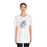 Unisex Jersey Short Sleeve Tee with Horse Print