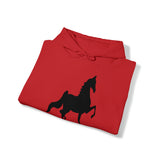 Unisex Heavy Blend™ Hooded Sweatshirt Front Print Saddlebred