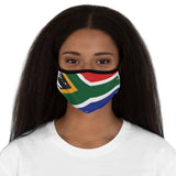 SA Flag Fitted Polyester Face Mask