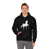 Unisex Heavy Blend™ Hooded Sweatshirt Front Print Saddlebred