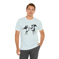 Unisex Jersey Short Sleeve Tee Arabian Horse Print