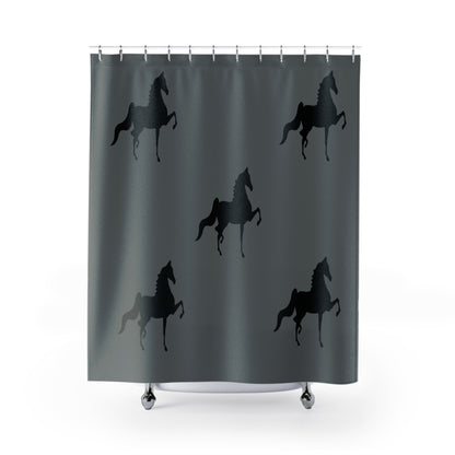 Saddlebred Shower Curtains - AdeleEmbroidery