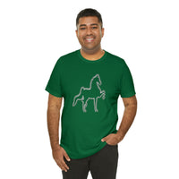 Unisex Jersey Short Sleeve Tee Saddlebred Print