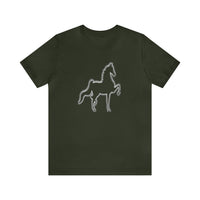 Unisex Jersey Short Sleeve Tee Saddlebred Print