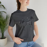 Unisex Jersey Short Sleeve Tee Arabian Horse Print