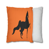 Saddlebred Print Spun Polyester Square Pillow Case - AdeleEmbroidery