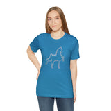 Unisex Jersey Short Sleeve Tee Saddlebred Print