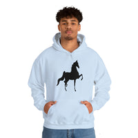 Unisex Heavy Blend™ Hooded Sweatshirt Front Print Saddlebred