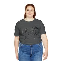 Unisex Jersey Short Sleeve Tee Arabian Horse Print