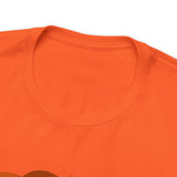 Unisex Jersey Short Sleeve Tee with Pumpkin Print