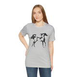 Unisex Jersey Short Sleeve Tee Arabian Horse Print