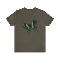 Unisex Jersey Short Sleeve Tee with Butterfly Print