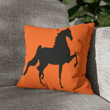 Saddlebred Print Spun Polyester Square Pillow Case - AdeleEmbroidery