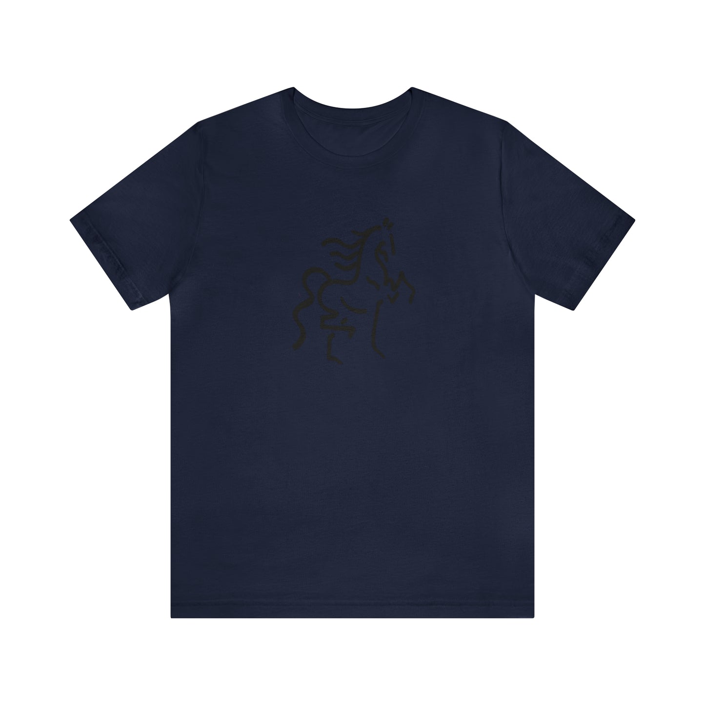 Unisex Jersey Short Sleeve Tee with Horse Print