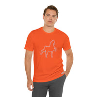 Unisex Jersey Short Sleeve Tee Saddlebred Print