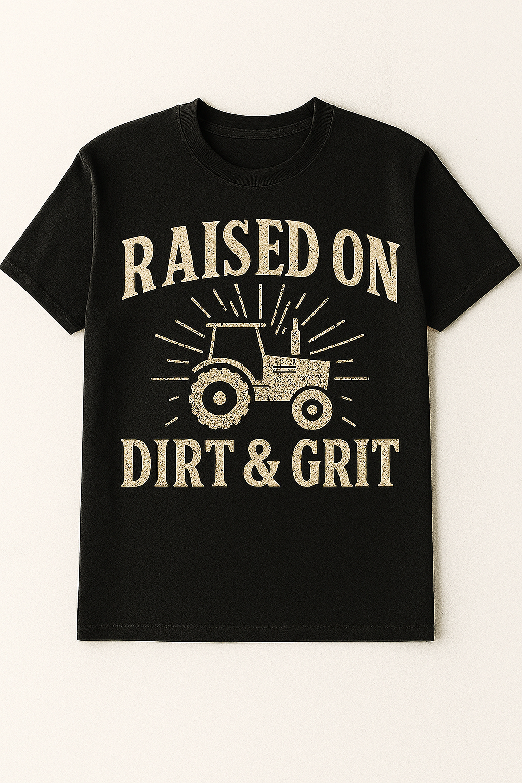 “Raised on Dirt & Grit” Tee - AdeleEmbroidery