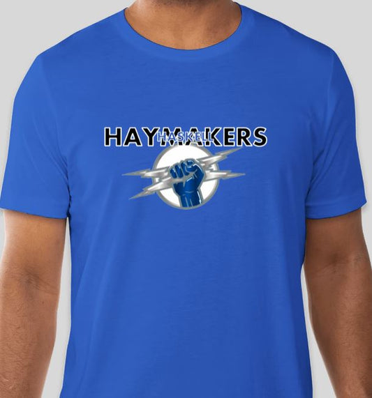 Football Haymaker T-Shirt - AdeleEmbroidery
