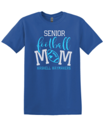 Haskell Haymaker Senior MoM Football Shirt - AdeleEmbroidery
