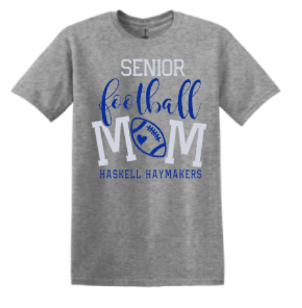 Haskell Haymaker Senior MoM Football Shirt Oxford - AdeleEmbroidery