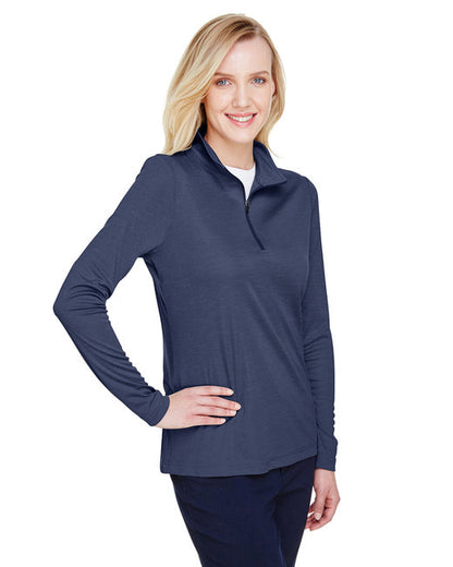 Ladies' Zone Sonic Heather Performance Quarter-Zip