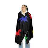 Snuggle Blanket with Multi-color Saddlebred