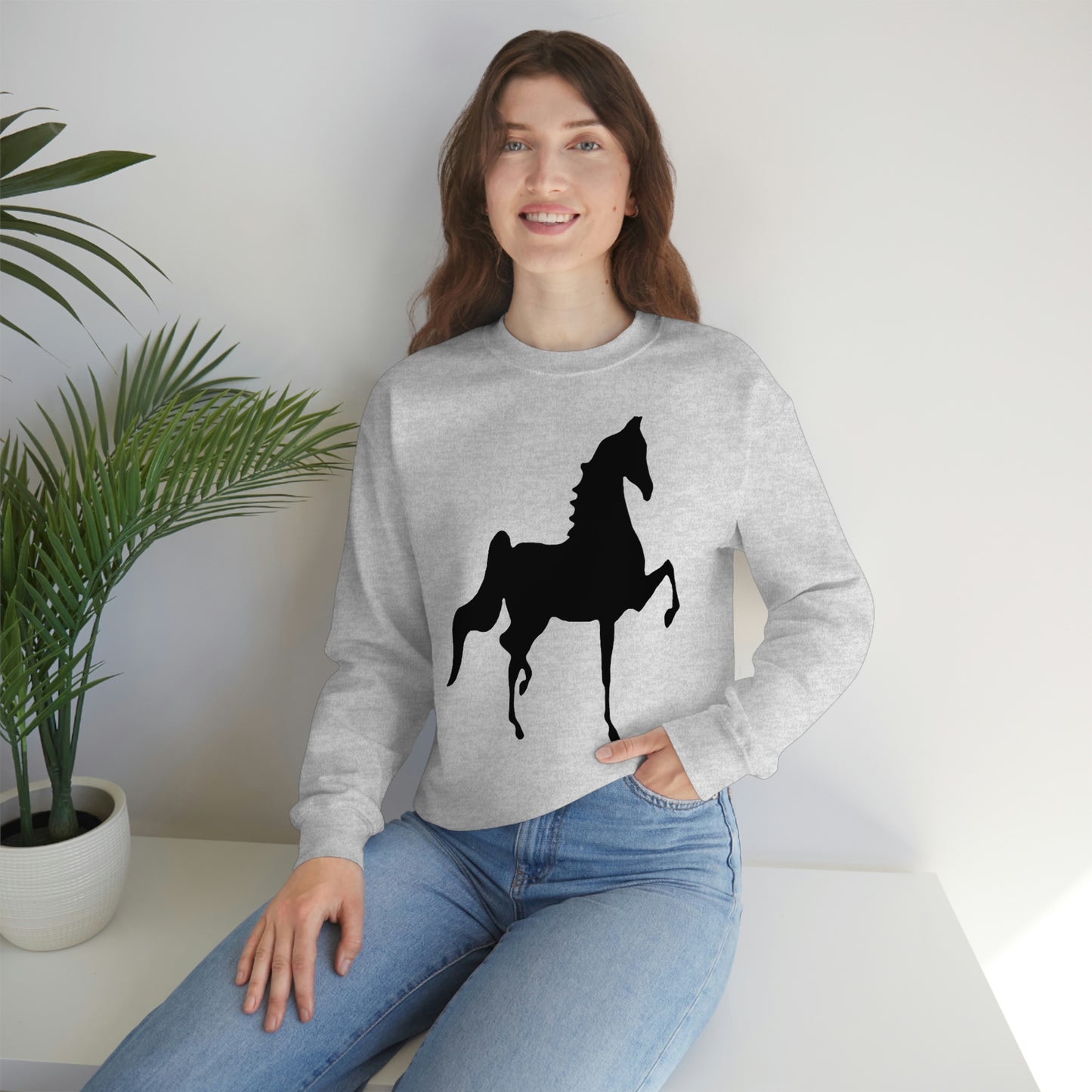 Saddlebred Print Unisex Heavy Blend™ Crewneck Sweatshirt