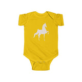 Saddlebred Print Infant Fine Jersey Bodysuit