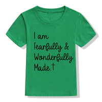 Fearfully and Wonderfully Made Kids Shirt