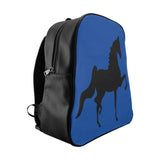 Saddlebred Print School Backpack - AdeleEmbroidery