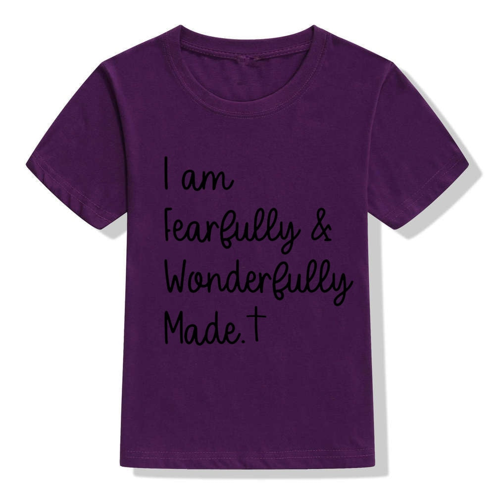 Fearfully and Wonderfully Made Kids Shirt