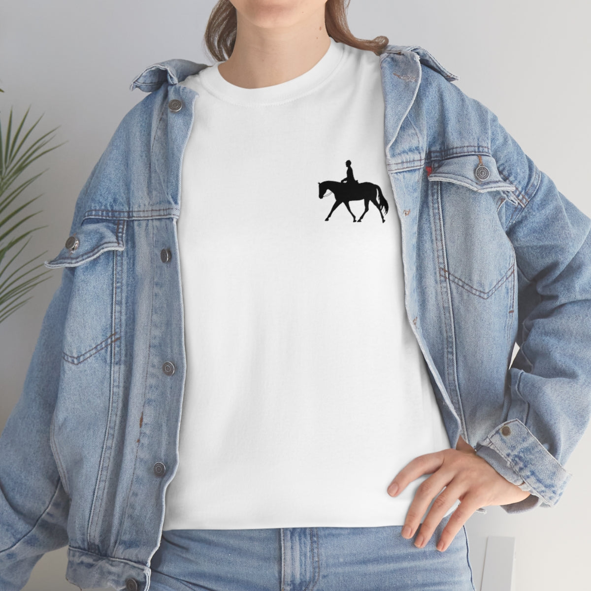 English Rider Print Unisex Heavy Cotton Tee