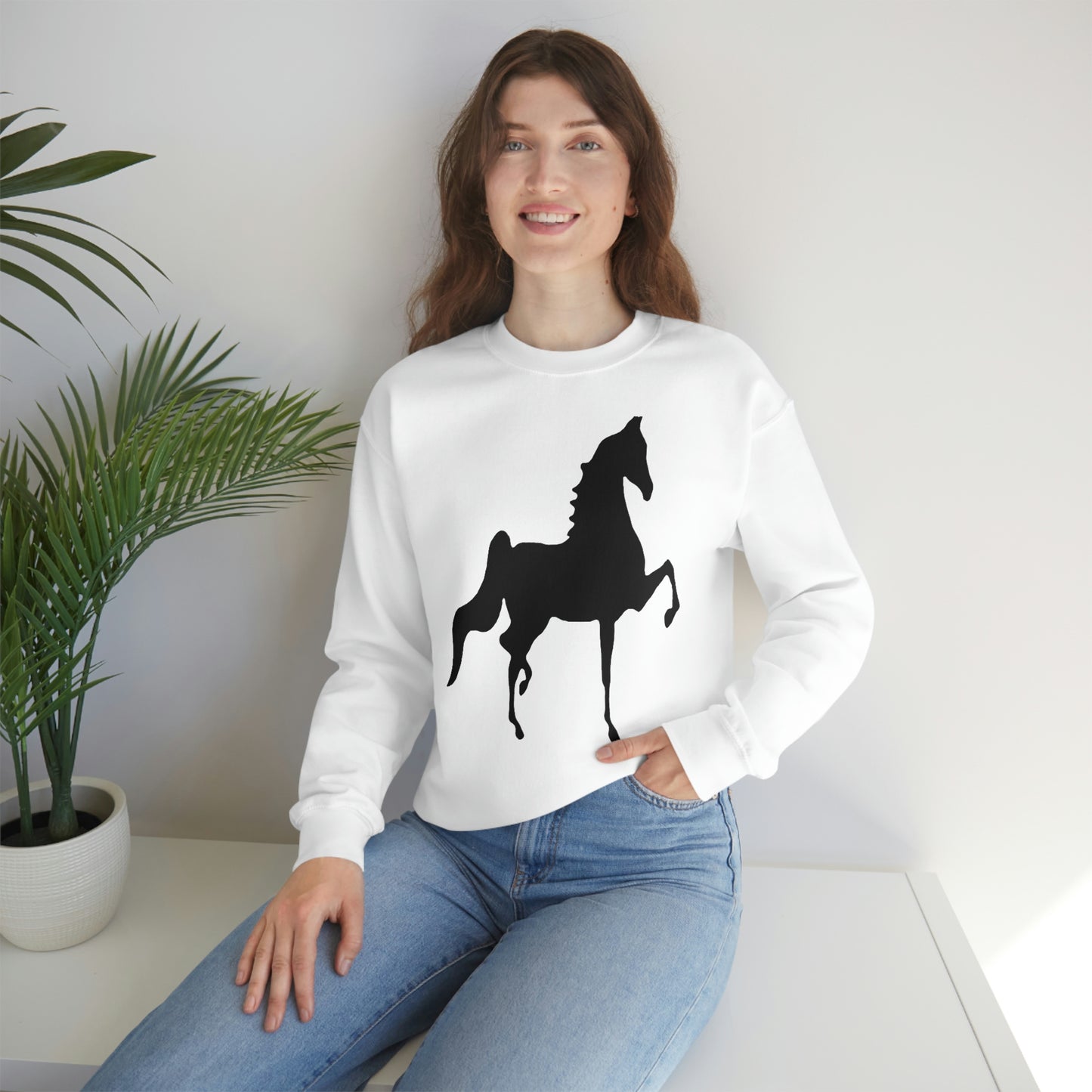 Saddlebred Print Unisex Heavy Blend™ Crewneck Sweatshirt