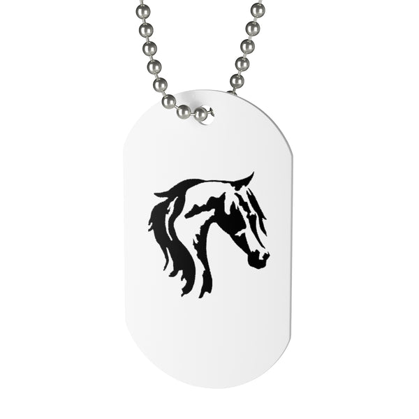 Dog Tag Horse Head - AdeleEmbroidery