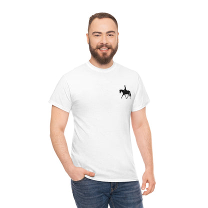 English Rider Print Unisex Heavy Cotton Tee