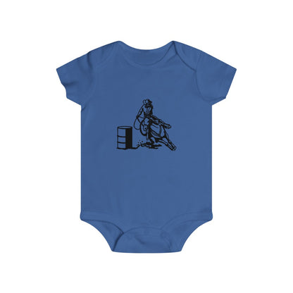 Barrel Racer Infant Rip Snap Tee - AdeleEmbroidery