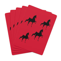 Saddlebred Print Custom Poker Cards
