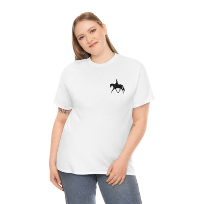 English Rider Print Unisex Heavy Cotton Tee