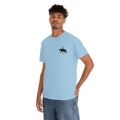 English Rider Print Unisex Heavy Cotton Tee