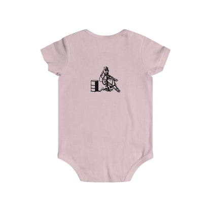 Barrel Racer Infant Rip Snap Tee - AdeleEmbroidery