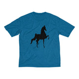 Saddlebred front and back Print Men's Heather Dri-Fit Tee - AdeleEmbroidery