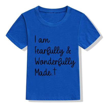 Fearfully and Wonderfully Made Kids Shirt