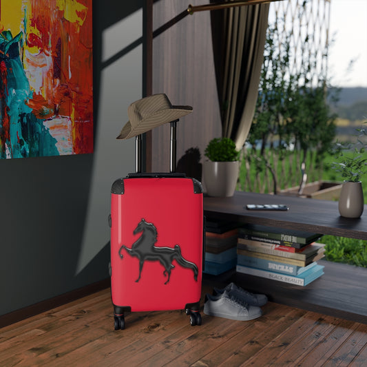 Saddlebred Cabin Suitcase - AdeleEmbroidery