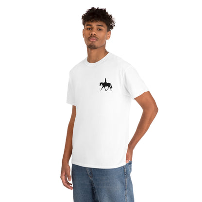 English Rider Print Unisex Heavy Cotton Tee