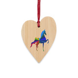 Saddlebred Wooden Christmas Ornaments