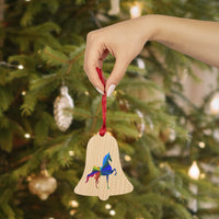 Saddlebred Wooden Christmas Ornaments