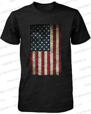 American Flag Men's T-Shirt - AdeleEmbroidery